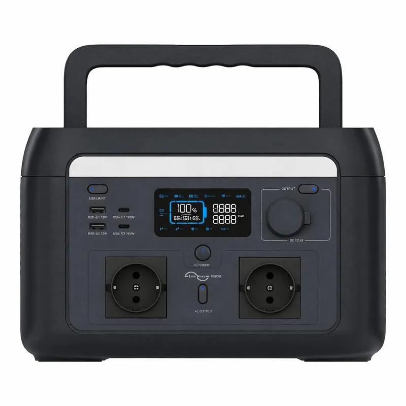 Przenośny Magazyn Energii, Stacja Zasilania, Powerbank V-TAC 1000W 1024WH LIFEPO4 UPS WIFI SR1KW0L-SG1-EU