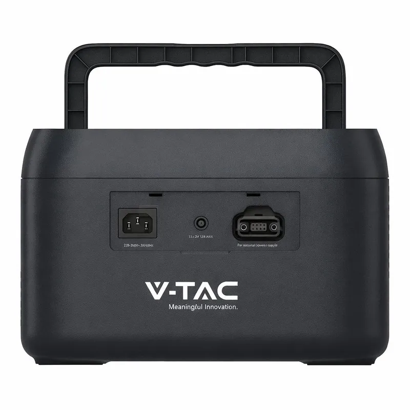 Przenośny Magazyn Energii, Stacja Zasilania, Powerbank V-TAC 1000W 1024WH LIFEPO4 UPS WIFI SR1KW0L-SG1-EU