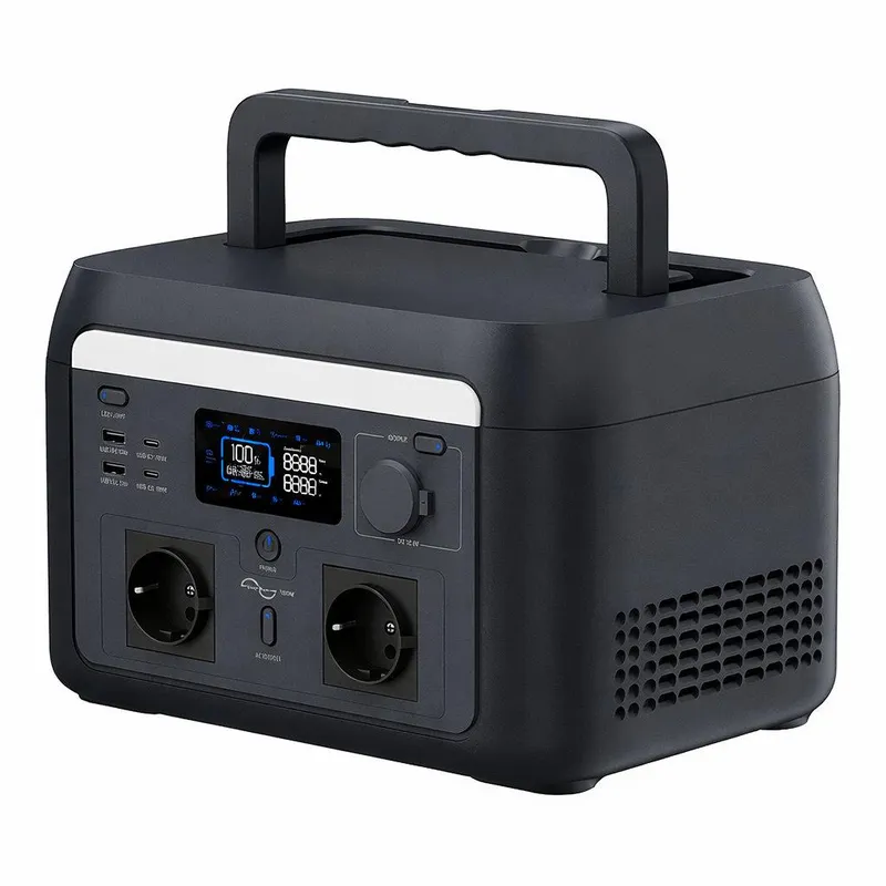 Przenośny Magazyn Energii, Stacja Zasilania, Powerbank V-TAC 1000W 1024WH LIFEPO4 UPS WIFI SR1KW0L-SG1-EU