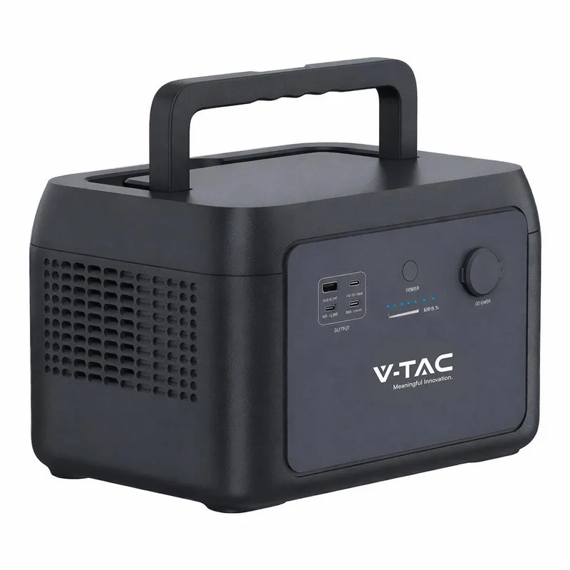Przenośny Magazyn Energii, Stacja Zasilania, Powerbank V-TAC Rozszerzenie 614WH 25.6V SA0K614BG1-UV