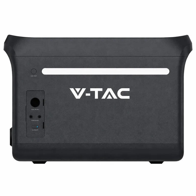 Przenośny Magazyn Energii, Stacja Zasilania, Powerbank V-TAC 1800W 1024WH LIFEPO4 UPS WIFI SR1KW8L-SG2-UV