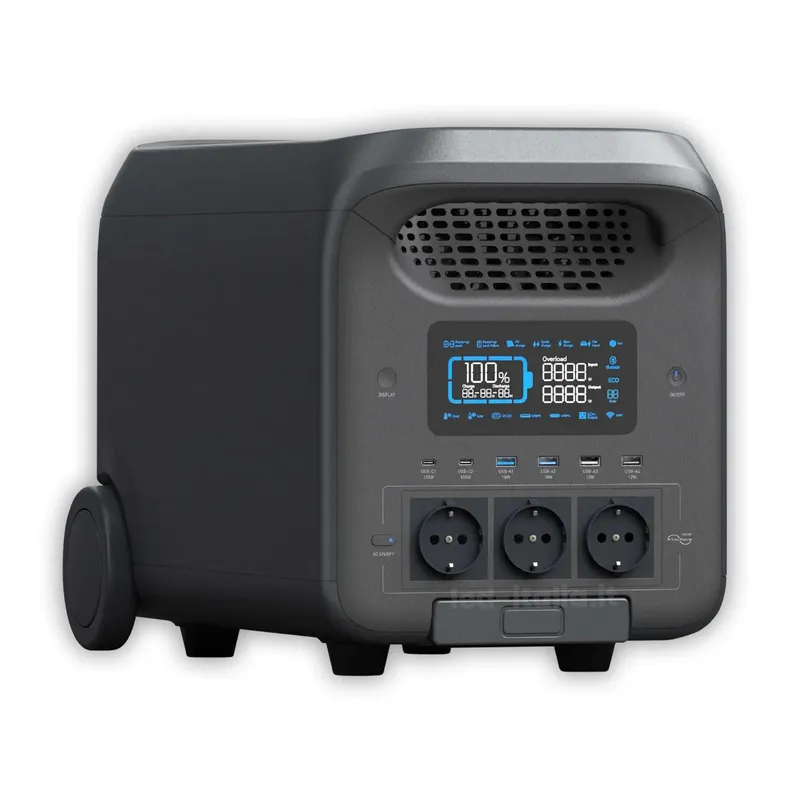 Przenośny Magazyn Energii, Stacja Zasilania, Powerbank V-TAC 3000W 2560WH LIFEPO4 UPS WIFI SR03KWL-SG1-EU