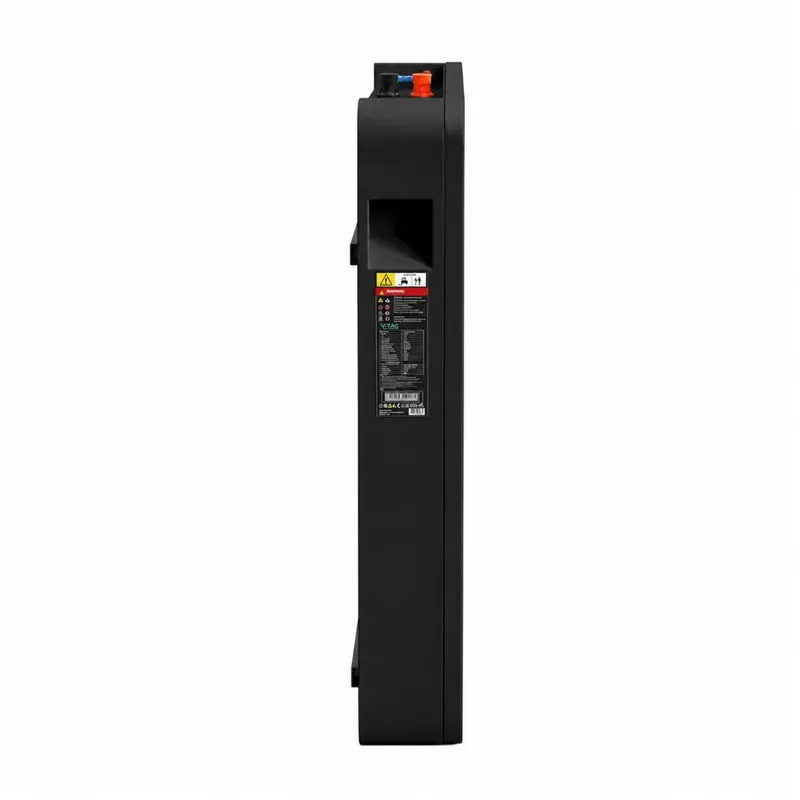 Magazyn Bank Energii V-TAC 15cm Ultra Slim 14.33WH 280AH/51.2V 140A LFP BMS VT-14033 10 Lat Gwarancji - Czarny