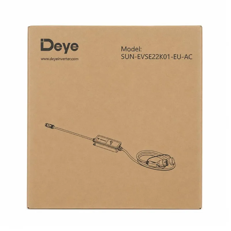 Wallbox Inteligentny Deye Ładowarka AC (7-22KW) 32A WIFI IP66 V-TAC SUN-EVSE22K01-EU-AC