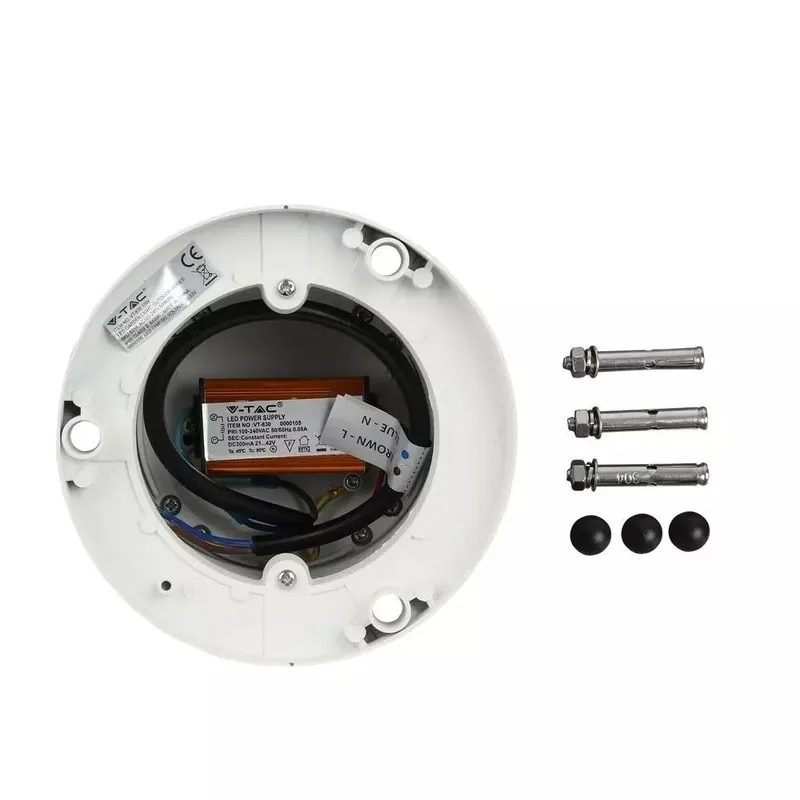 Słupek Ogrodowy V-TAC 10W LED IP65 25cm VT-830 4000K 1000LM - Biały