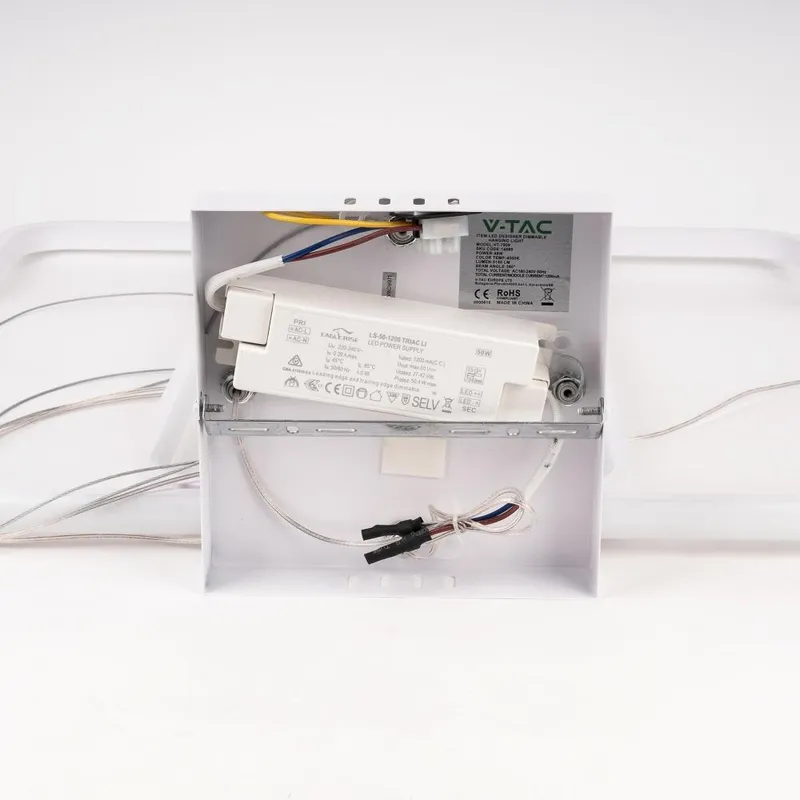 Oprawa Zwieszana V-TAC 48W LED Ściemnialna VT-7909 3000K 5150LM - Biała