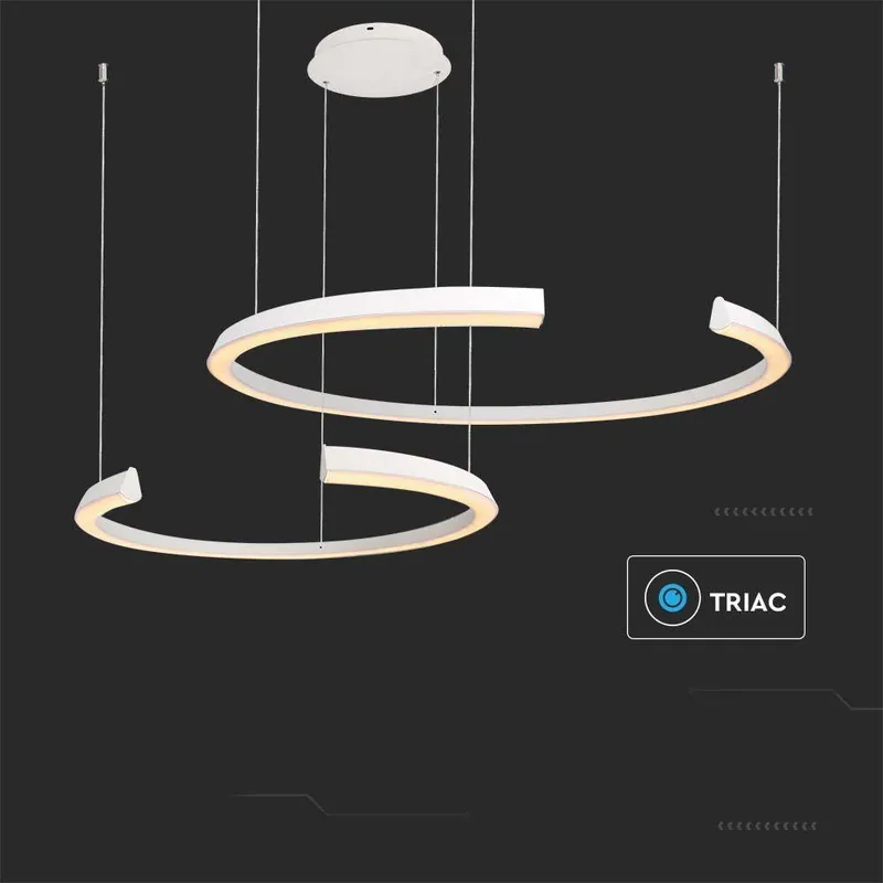 Oprawa Zwieszana V-TAC 48W LED Ściemnialna VT-7914 3000K 5150LM - Biała