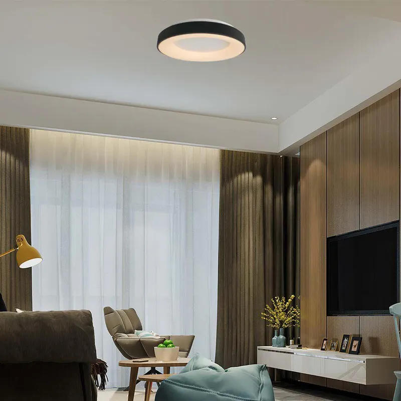 Oprawa Sufitowa Plafoniera V-TAC 49W LED Ściemnialny 60x9cm VT-7925 3000K 5220LM - Czarny