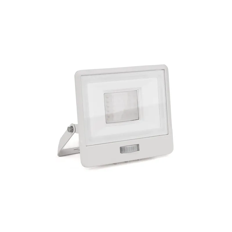 Naświetlacz LED V-TAC 30W SAMSUNG CHIP Czujnik Ruchu Z Mufą VT-138S 6500K 2340LM 5 Lat Gwarancji - Biały