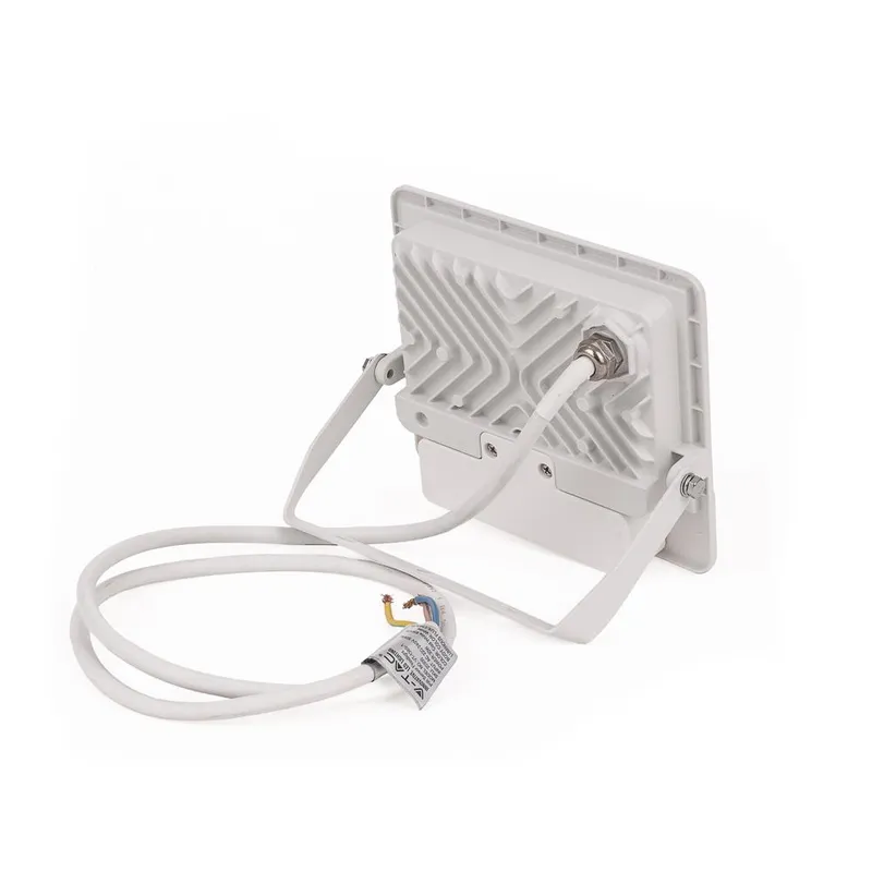 Naświetlacz LED V-TAC 30W SAMSUNG CHIP Czujnik Ruchu Przewód 1m VT-138S-1 4000K 2340LM 5 Lat Gwarancji - Biały