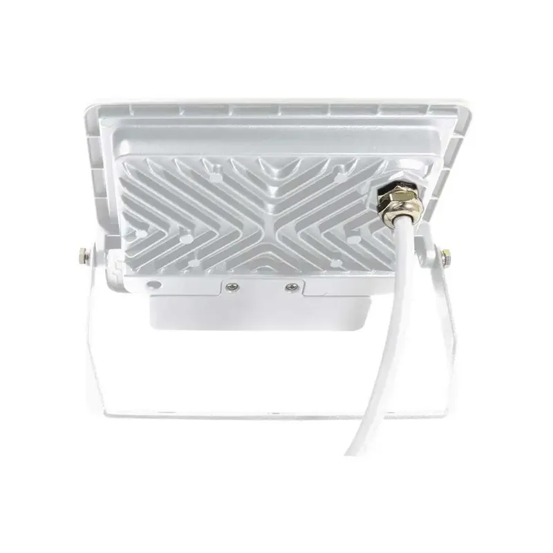 Naświetlacz LED V-TAC 50W SAMSUNG CHIP Czujnik Ruchu Przewód 1m VT-158S-1 4000K 4000LM 5 Lat Gwarancji - Biały