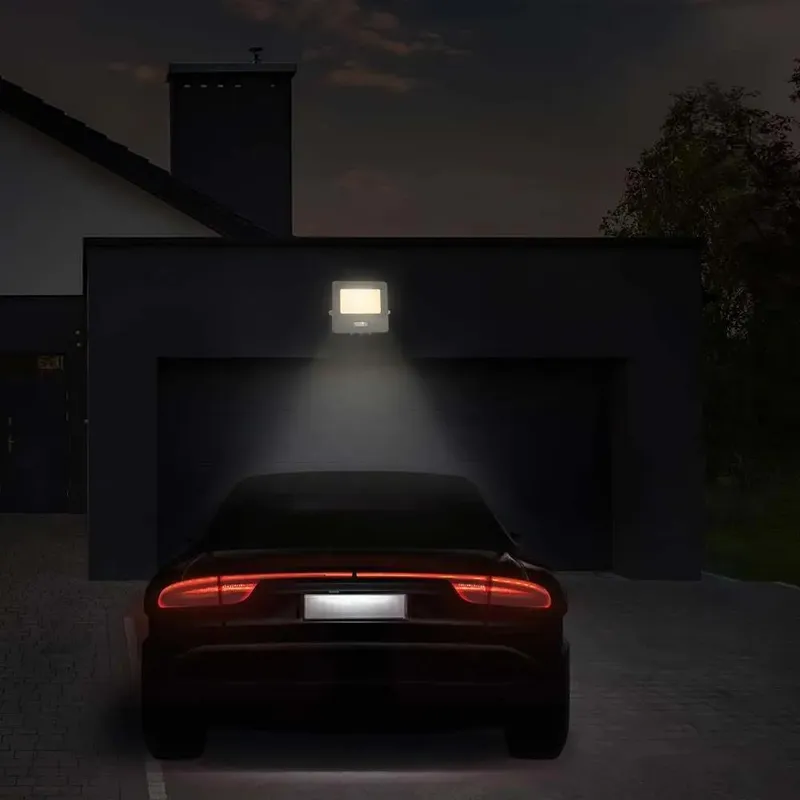 Naświetlacz LED V-TAC 50W SAMSUNG CHIP Czujnik Ruchu Przewód 1m VT-158S-1 4000K 4000LM 5 Lat Gwarancji - Biały