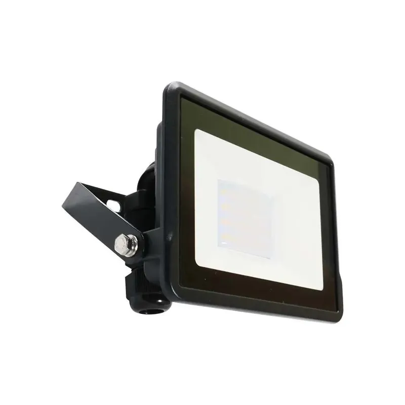 Naświetlacz LED V-TAC 20W SAMSUNG CHIP Z Mufą VT-128 6500K 1510LM 5 Lat Gwarancji - Czarny