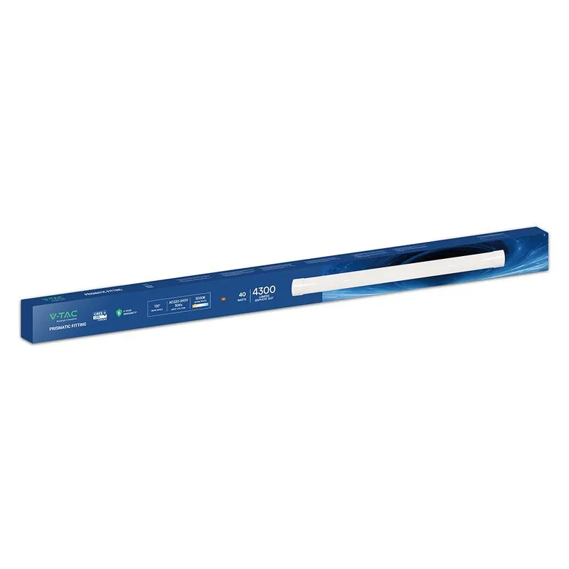 Oprawa V-TAC 40W LED Belka Liniowa Natynkowa CREE CHIP 120cm 110LM/W VT-8-40 3000K 4300LM 6 Lat Gwarancji