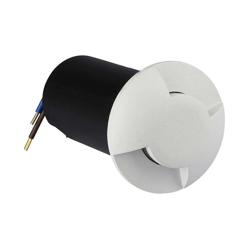Oprawa Gruntowa Ogrodowa Najazdowa V-TAC 1W LED 2-STRONNA IP67 VT-1161 3000K 50LM - Biała
