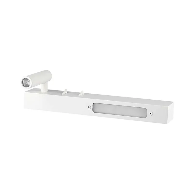Oprawa LED V-TAC 3W+6W Kinkiet Hotel Łóżko Włącznik VT-2953 3000K 680LM 3 Lata Gwarancji - Biały