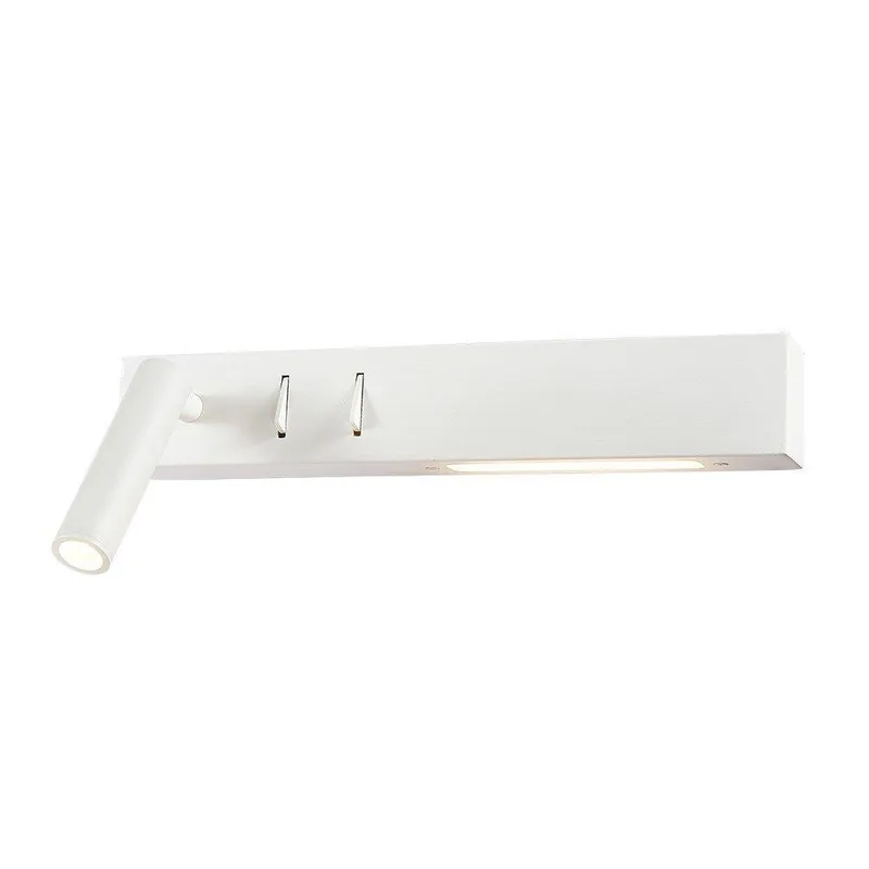 Oprawa LED V-TAC 3W+6W Kinkiet Hotel Łóżko Włącznik VT-2953 3000K 680LM 3 Lata Gwarancji - Biały