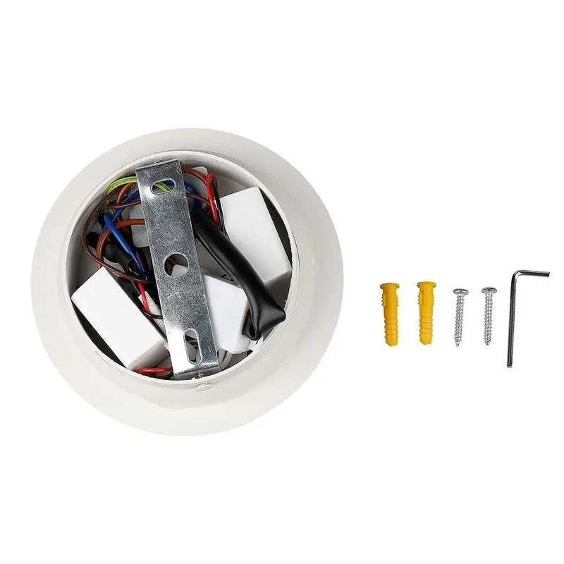 Oprawa LED V-TAC 3W+6W Kinkiet Hotel Łóżko Włącznik VT-2963 3000K 680LM 3 Lata Gwarancji - Biały