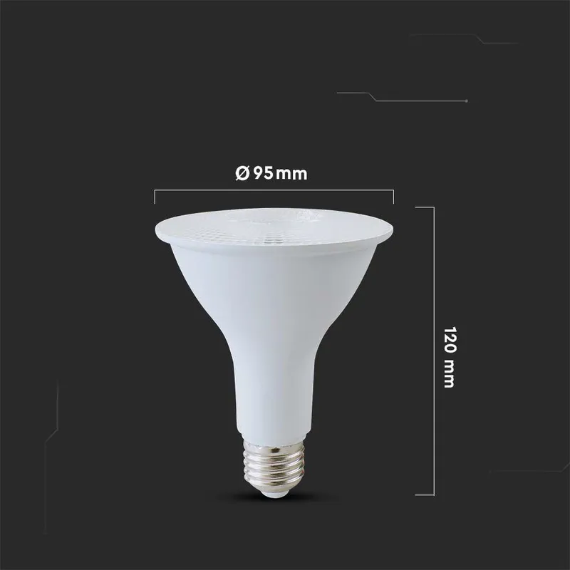 Żarówka LED V-TAC SAMSUNG CHIP 11W E27 PAR30 40ST VT-230 6500K 800LM 5 Lat Gwarancji