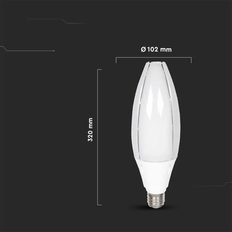 Żarówka LED V-TAC SAMSUNG CHIP 60W E40 VT-260 4000K 6500LM 5 Lat Gwarancji