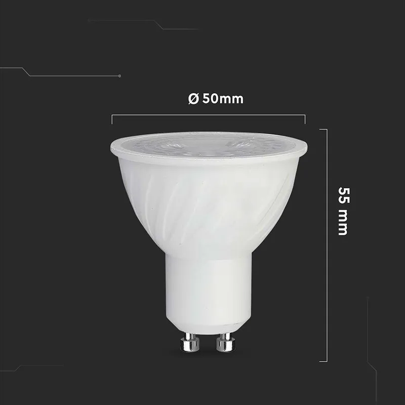 Żarówka LED V-TAC 6W GU10 110ST Ściemnialna VT-247 4000K 445LM