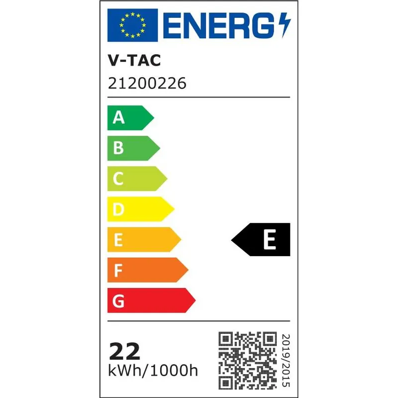 Żarówka LED V-TAC CREE CHIP 22W E27 Kula Glob G120 120LM/W VT-242 4000K 2600LM 6 Lat Gwarancji