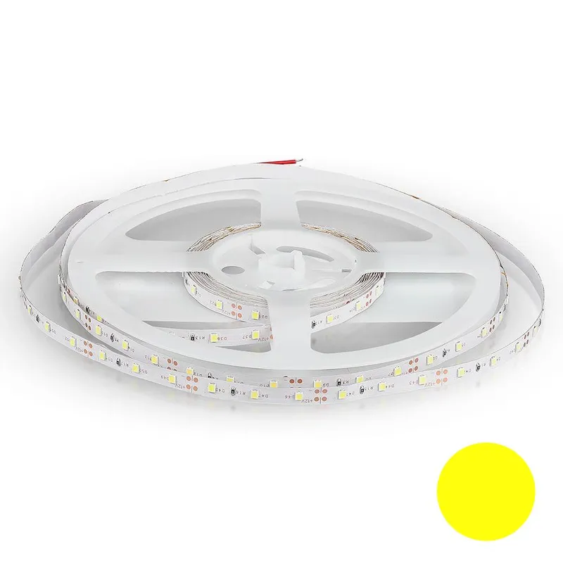 Taśma LED V-TAC 12V SMD3528 300LED IP20 3,6W/M VT-3528 Kolor 400LM - Żółty