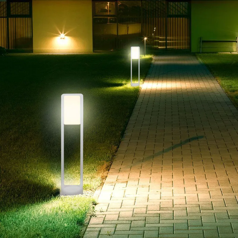 Słupek Ogrodowy V-TAC 10W LED SAMSUNG CHIP IP65 80cm VT-33 4000K 900LM 3 Lata Gwarancji - Biały