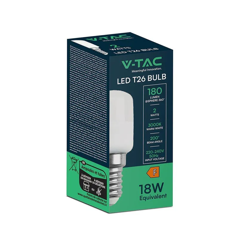 Żarówka LED V-TAC 2W E14 ST26 VT-202 3000K 180LM
