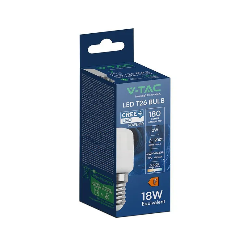 Żarówka LED V-TAC CREE CHIP 2W E14 ST26 VT-202 4000K 180LM 6 Lat Gwarancji