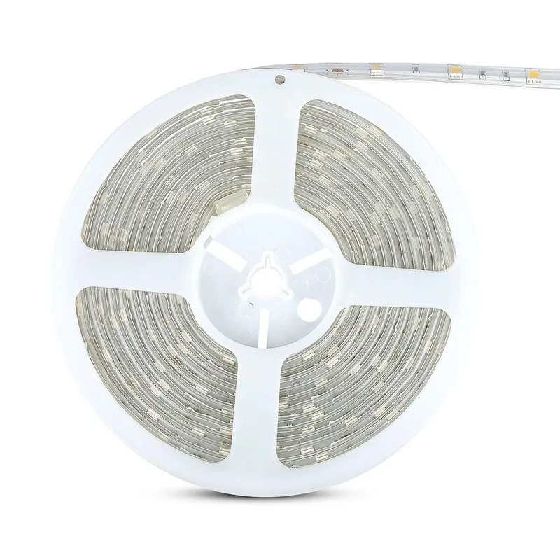 Taśma LED V-TAC 12V SMD5050 150LED IP65 Rękaw 6W/M VT-5050 30-N 4000K 500LM