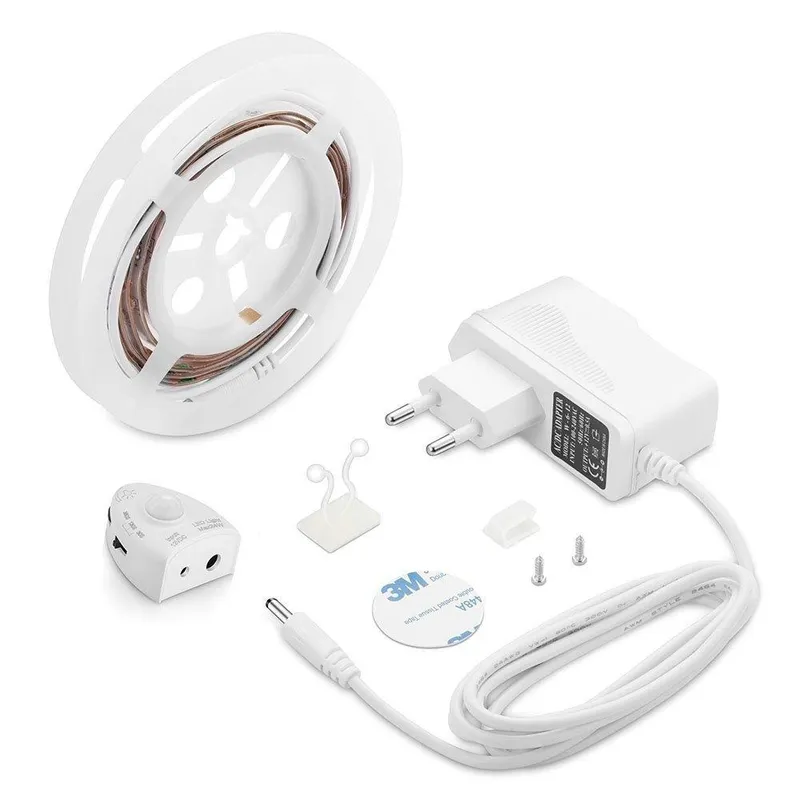 Nocne Oświetlenie LED V-TAC Czujnik Ruchu Pojedyncze Łóżko VT-8067 4000K 260LM 3 Lata Gwarancji