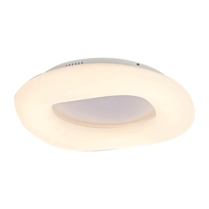 Oprawa Sufitowa Plafoniera V-TAC 20W LED Owal Zmiana Barwy 30cm Ściemnianie VT-7308 2700K-6400K 2150LM 3 Lata Gwarancji - Biały