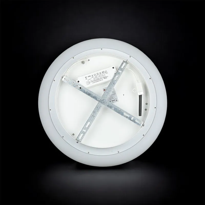 Oprawa Sufitowa Plafoniera V-TAC 45W LED Owal Zmiana Barwy 46cm Ściemnianie VT-7462 3000K-4000K-6500K 4050LM - Biały