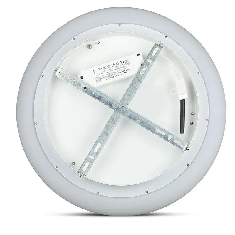 Oprawa Sufitowa Plafoniera V-TAC 80W LED Owal Zmiana Barwy 75cm Ściemnianie VT-7752-N 2700K-6400K 7300LM 3 Lata Gwarancji - Biały