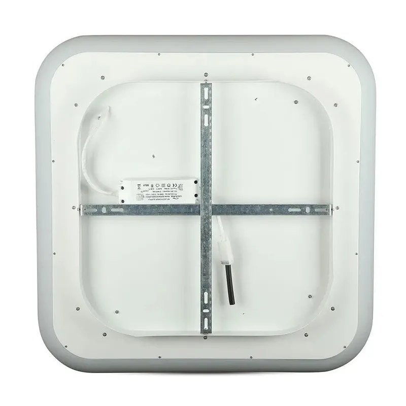 Oprawa Sufitowa Plafoniera V-TAC 25W LED Kwadrat Zmiana Barwy 30x30cm Ściemnianie VT-7309 2700K-6400K 2500LM 3 Lata Gwarancji - Biały