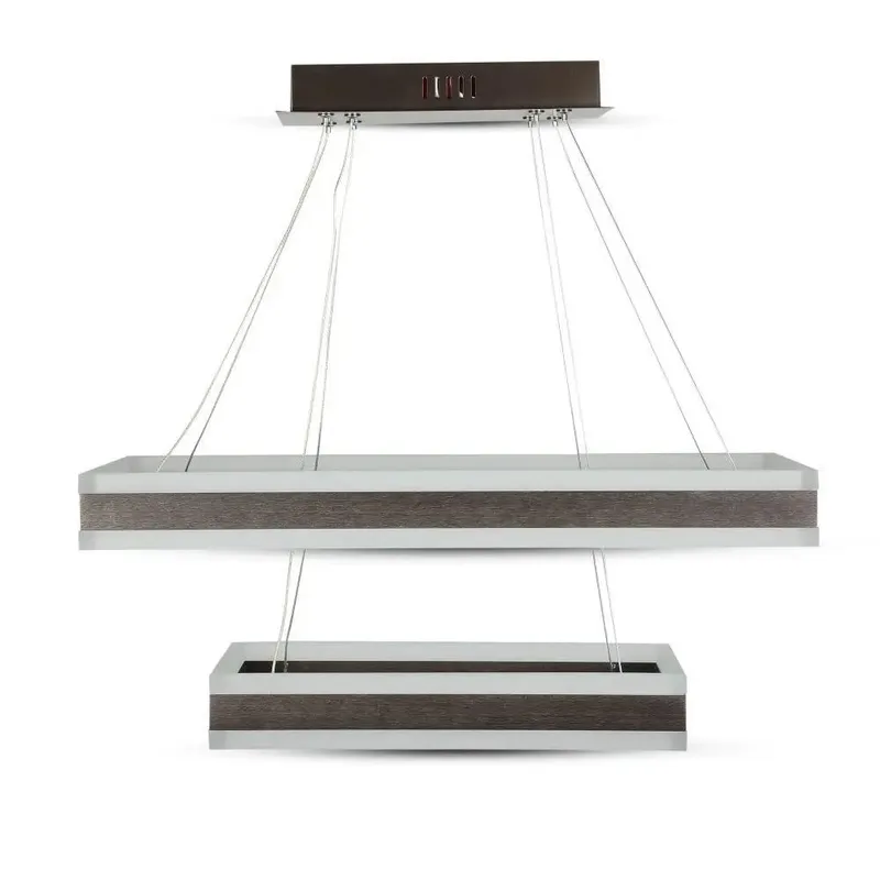 Oprawa Zwieszana LED V-TAC 100W Soft Light Chandelier Ściemnianie VT-101-2D-C-N 3000K 6300LM 3 Lata Gwarancji - Kawowy