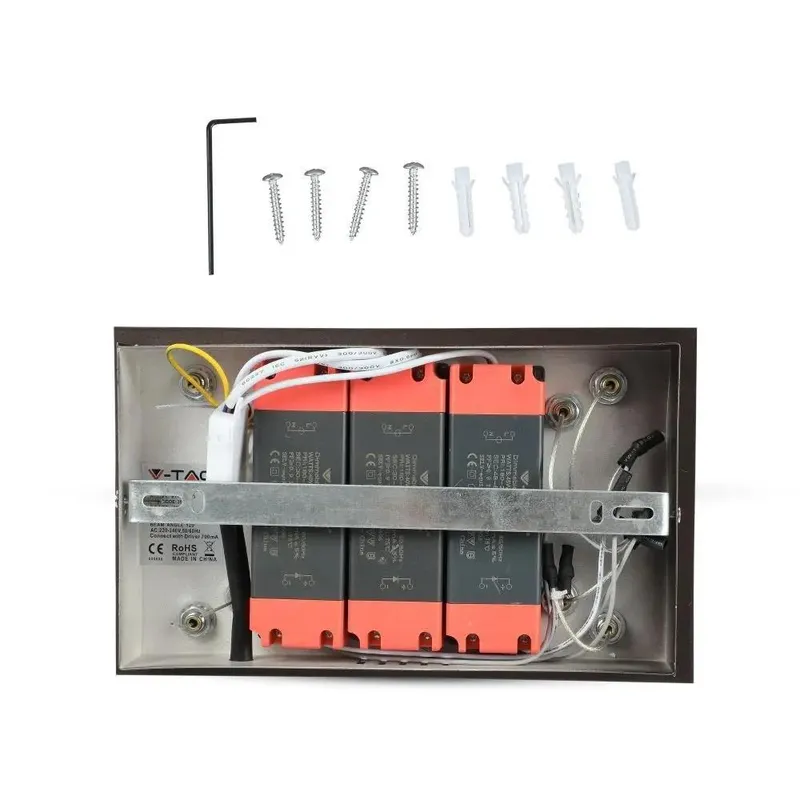 Oprawa Zwieszana LED V-TAC 100W Soft Light Chandelier Ściemnianie VT-101-2D-C-N 3000K 6300LM 3 Lata Gwarancji - Kawowy