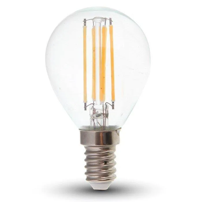 Żarówka LED V-TAC 4W Filament E14 P45 Kulka VT-1996 3000K 400LM