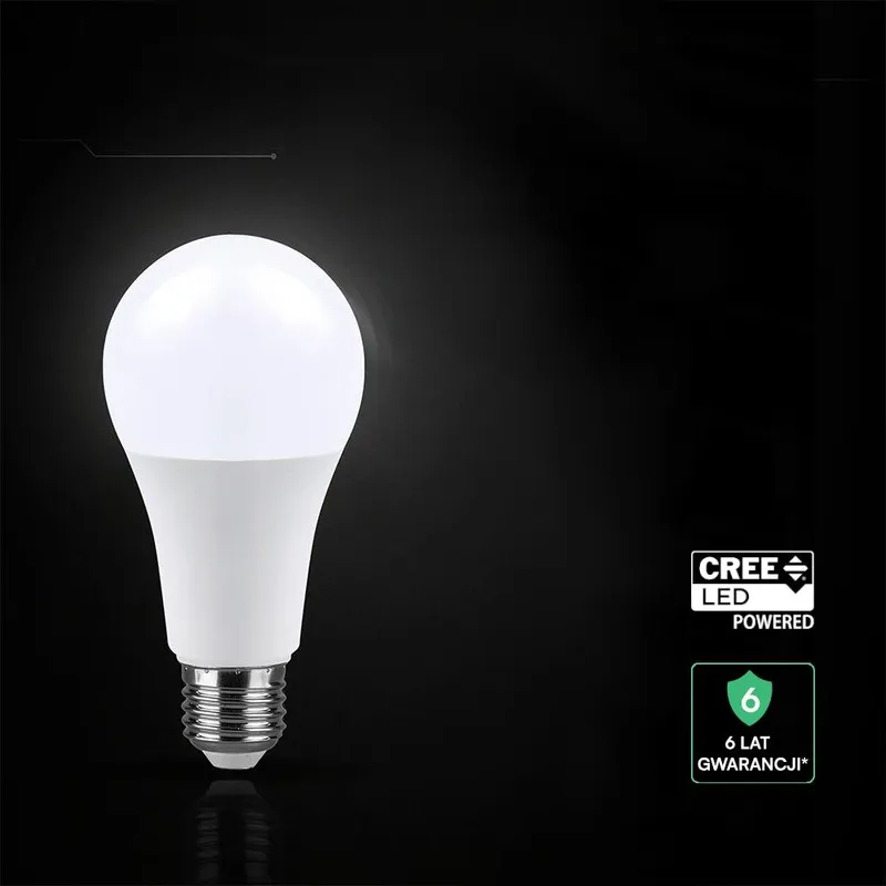 Żarówka LED V-TAC CREE CHIP 15W A65 E27 VT-2015 4000K 1521LM 6 Lat Gwarancji