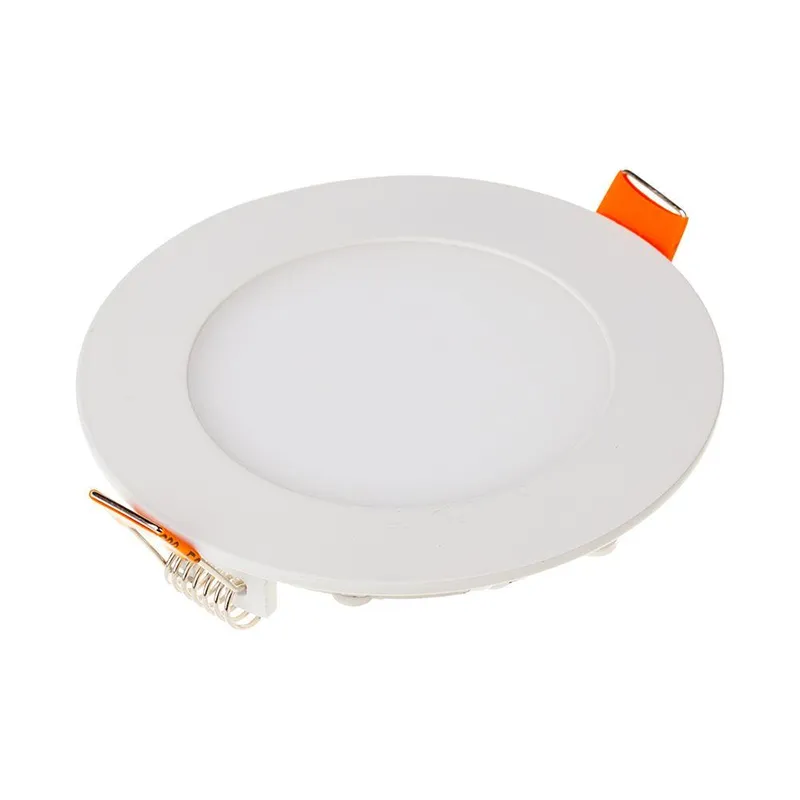 Panel Wpuszczany Downlight V-TAC PRO SLIM 6W LED CREE CHIP Okrągły 120x12mm CCT VT-607CCT 3000K-4000K-6500K 480LM 6 Lat Gwarancji
