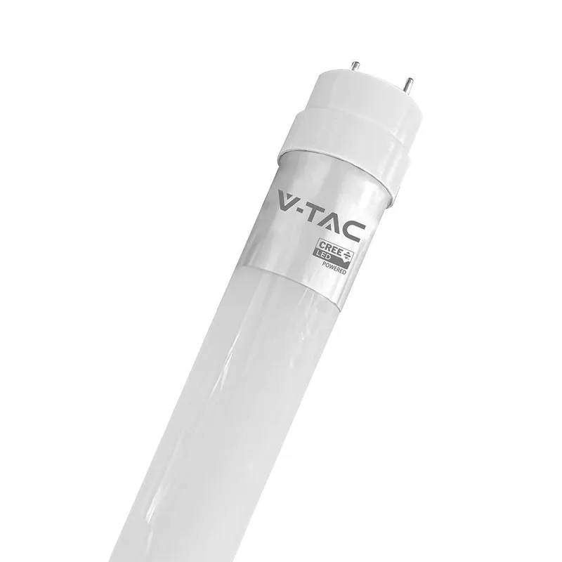 Tuba Świetlówka LED T8 V-TAC CREE CHIP 60cm 9W G13 Obrotowa Nano Plastic VT-061 3000K 850LM 6 Lat Gwarancji