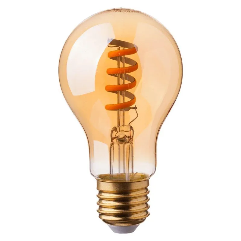 Żarówka LED V-TAC 4W E27 A60 Spiral Filament Bursztyn VT-2154-N 1800K 400LM