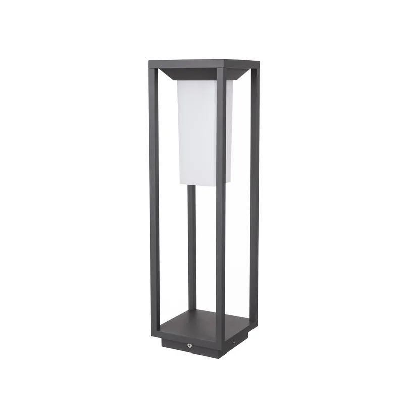 Słupek Ogrodowy Solarny V-TAC 4W LED SAMSUNG CHIP 2-FUNKCJE IP65 VT-66-N 3000K 280LM 3 Lata Gwarancji - Szary