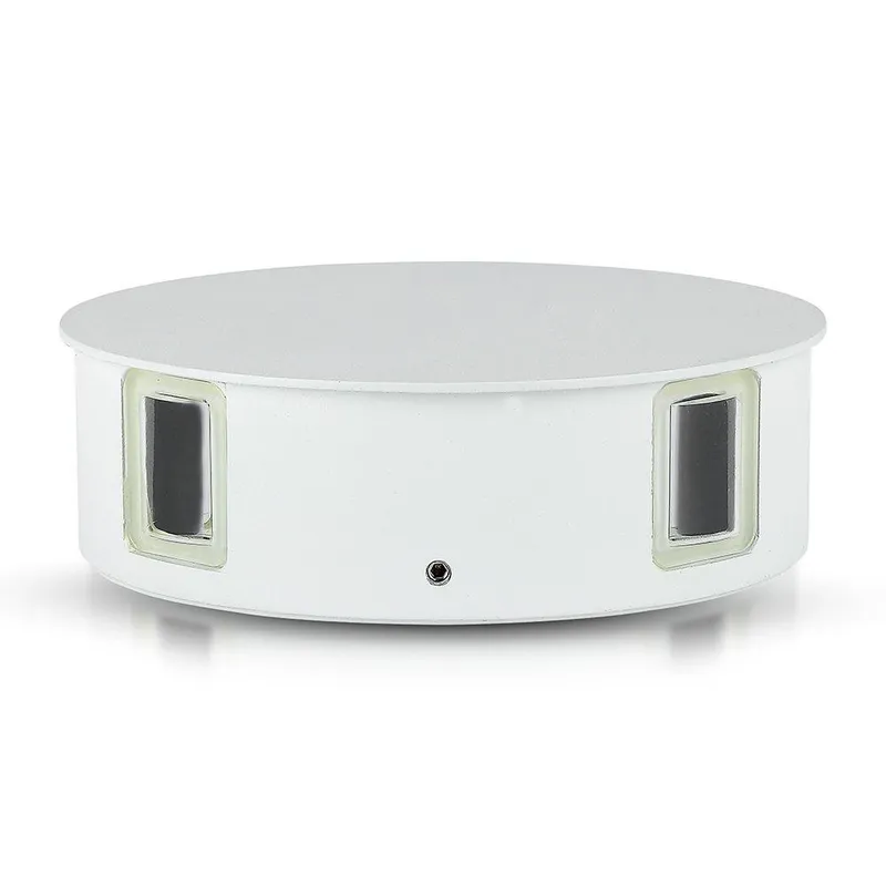 Oprawa Ścienna V-TAC 4W LED IP65 Okrągła VT-706 4000K 428LM 3 Lata Gwarancji - Biała