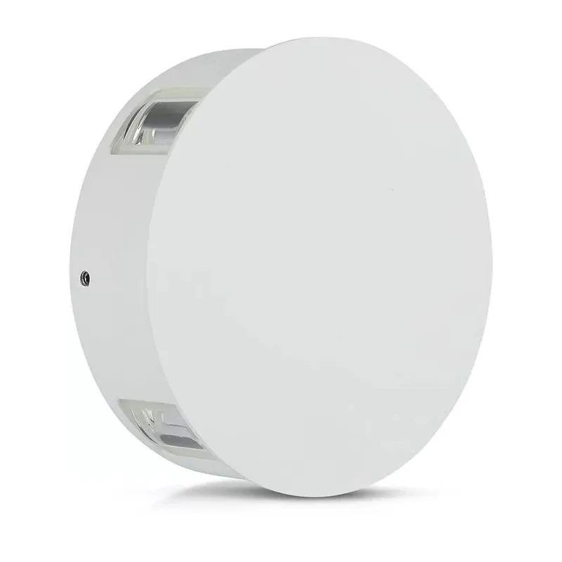 Oprawa Ścienna V-TAC 4W LED IP65 Okrągła VT-706 4000K 428LM 3 Lata Gwarancji - Biała