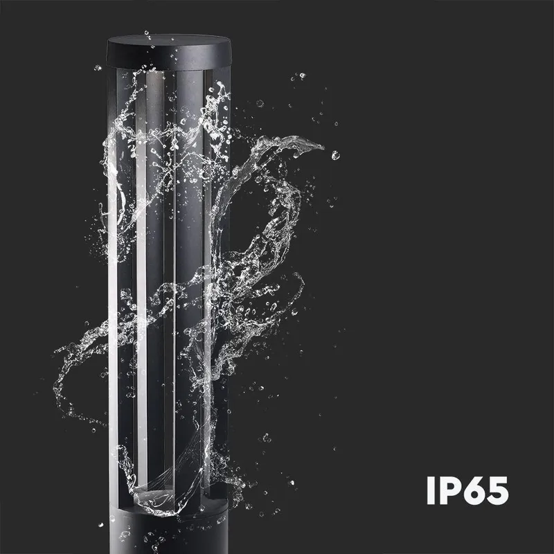 Słupek Ogrodowy V-TAC 10W LED IP65 80cm VT-820 3000K 1000LM - Szary