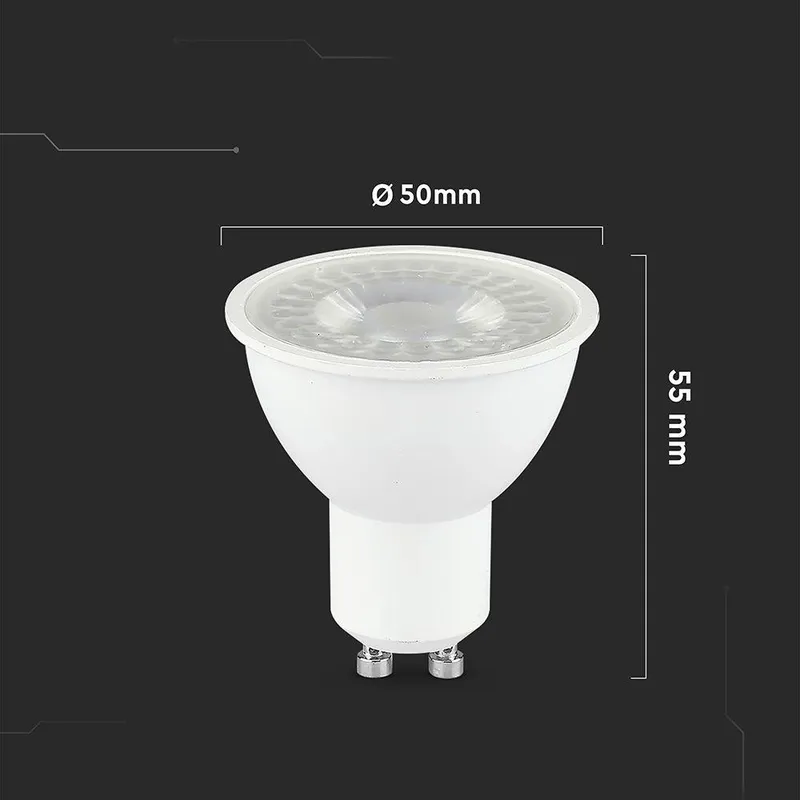 Żarówka LED V-TAC GU10 7,5W 38ST VT-291 3000K 610LM 5 Lat Gwarancji