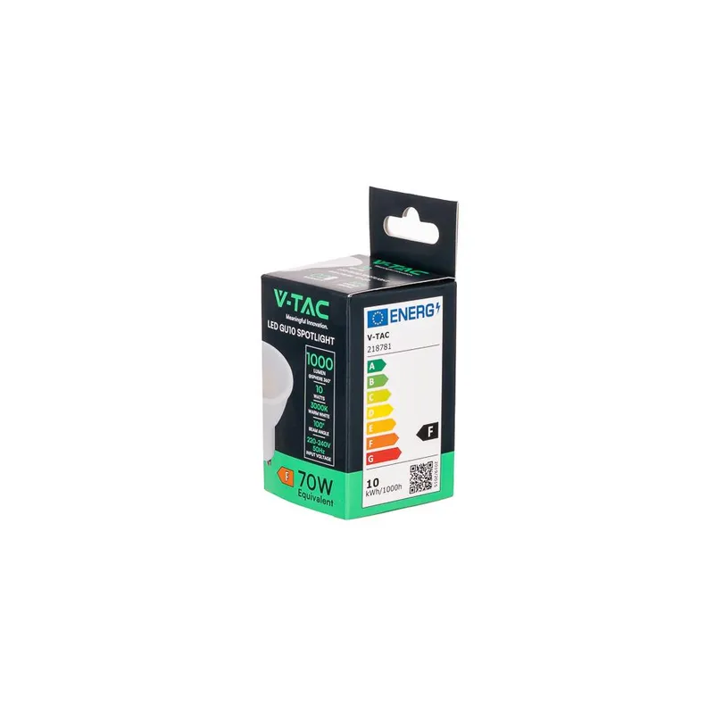 Żarówka LED V-TAC GU10 10W 100ST VT-271 3000K 1000LM