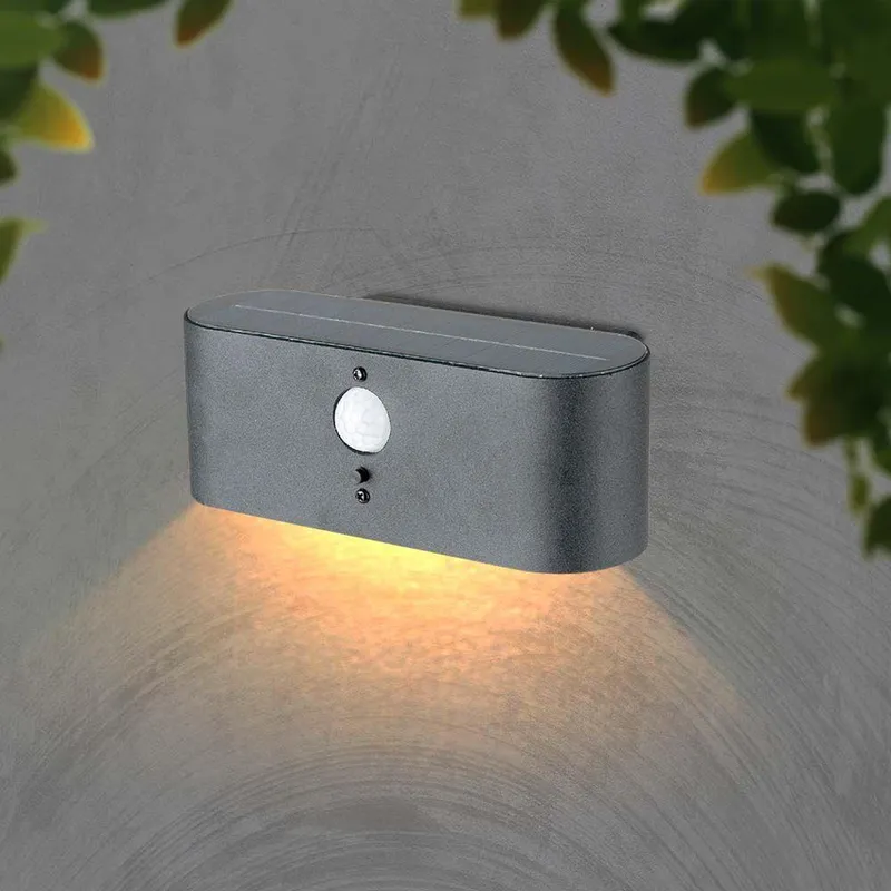 Kinkiet Ogrodowy Ścienny Solarny V-TAC 0.8W LED Czujnik Ruchu IP54 VT-1148 3000K 100LM 3 Lata Gwarancji
